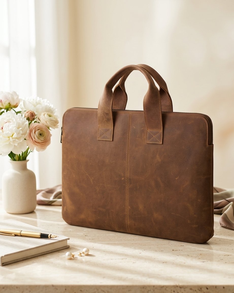 Leather Laptop Bag SM2
